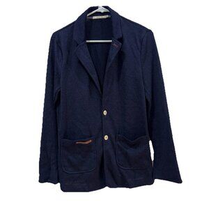 Devernois Women’s Blue Sweater‎ Blazer Cardigan Size 95 Large?